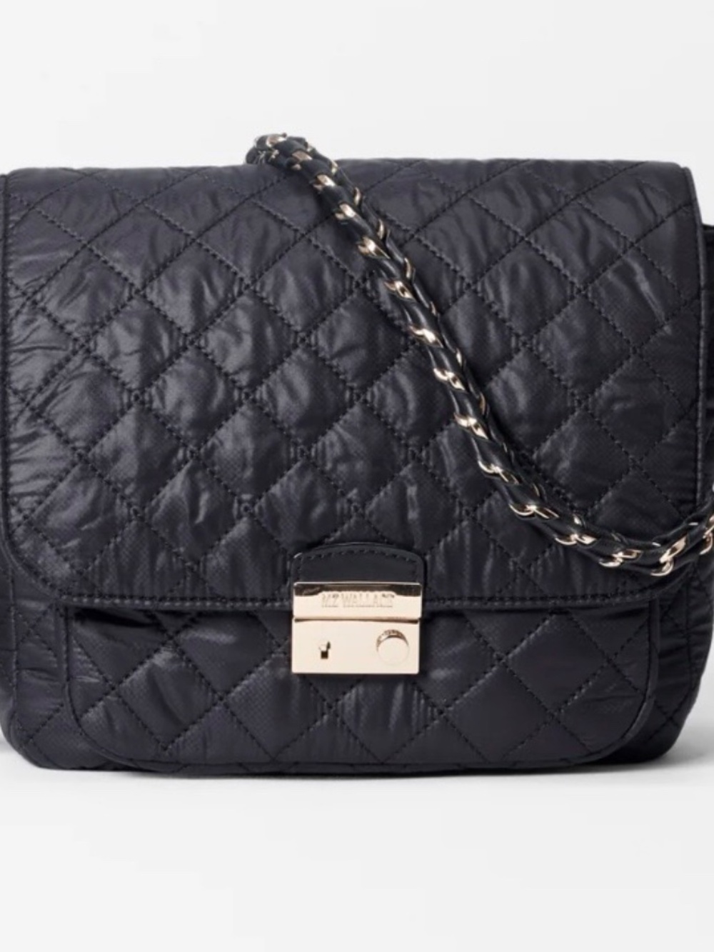 MZ Wallace medium Crosby Lock Crossbody-black - Picture 2 of 11